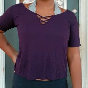 Purple Rue 21 crop top